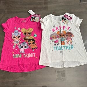 L.O.L. Surprise! Kids Graphic T-Shirts - Pink & White